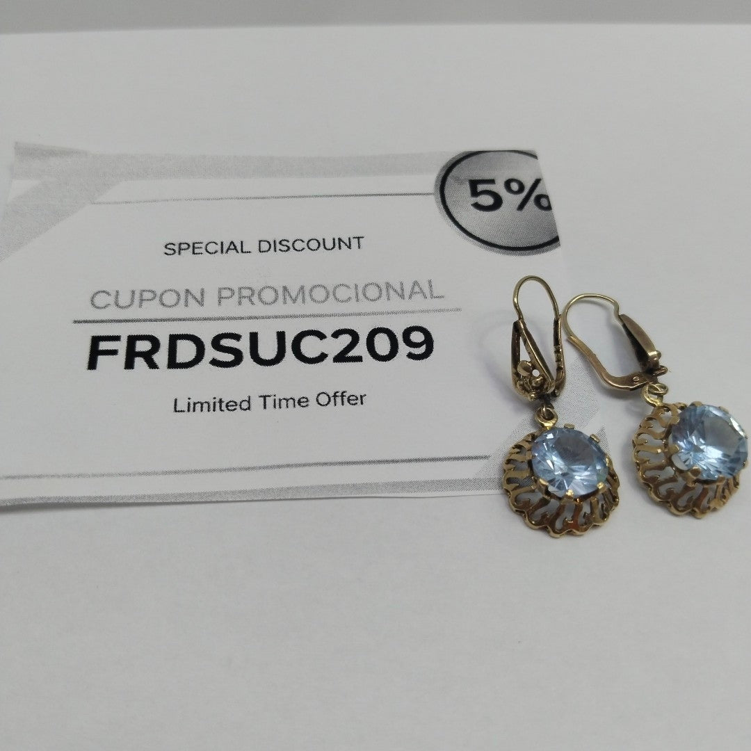 ARETES PAR ORO 8 K 5,50 GRMS (SEMINUEVO)
