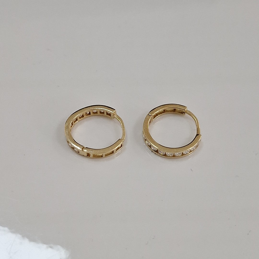 ARRACADAS PAR ORO 10 K 2 GRMS (SEMINUEVO)