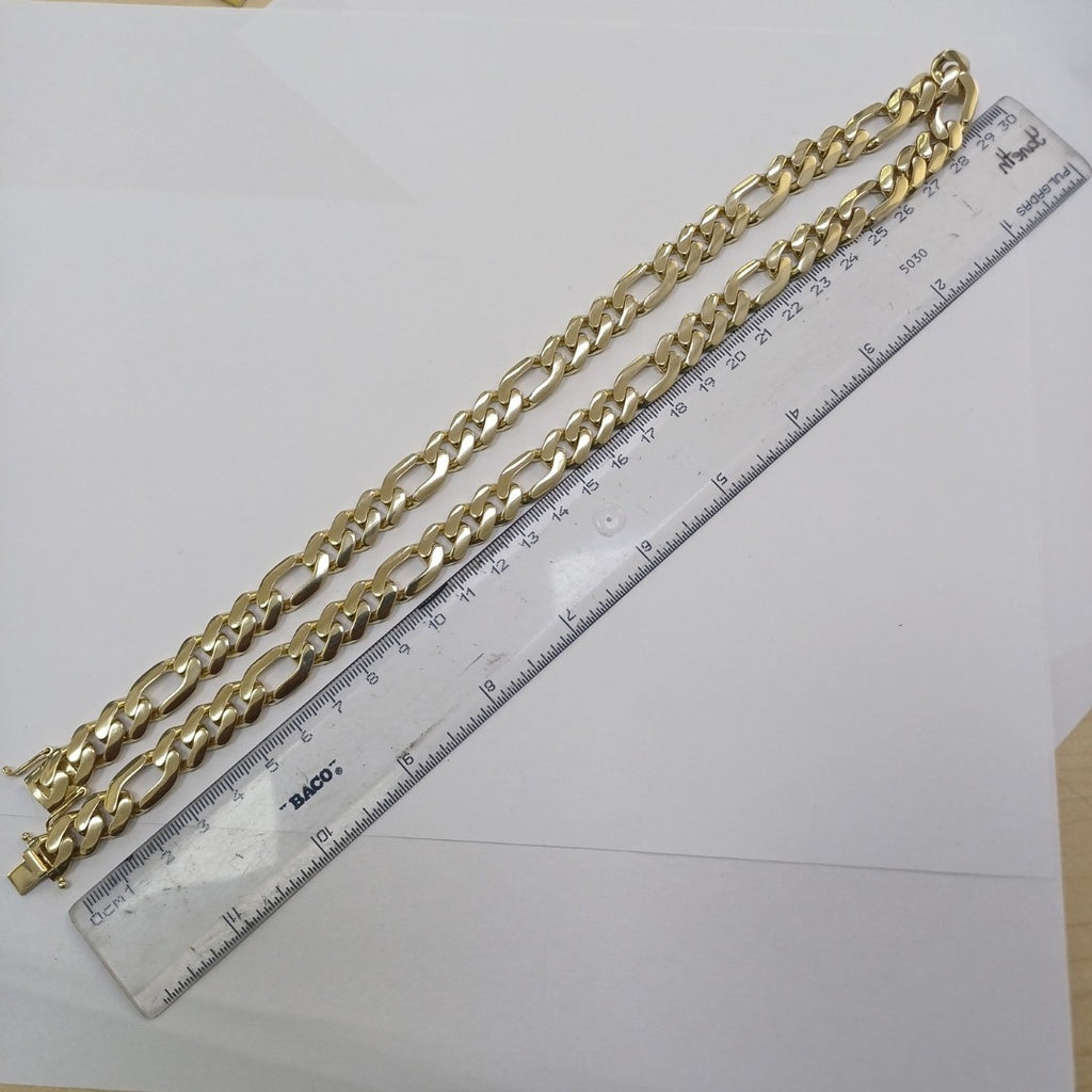 CADENAS CARTIER 3 1 AMARILLA ORO 10K 37.3 (NUEVO)