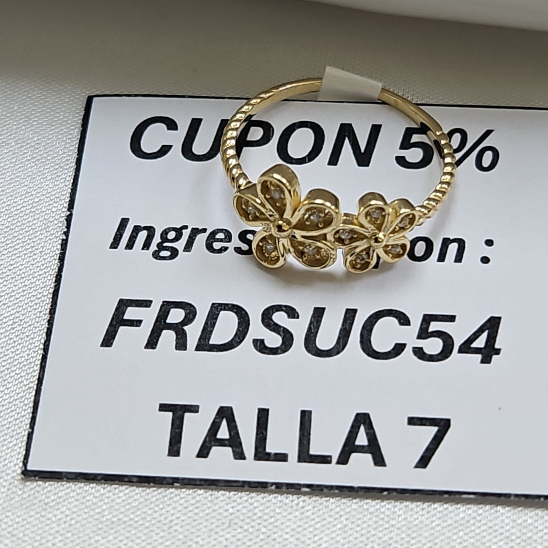 ANILLOS DAMA ORO 14K 2 (NUEVO)