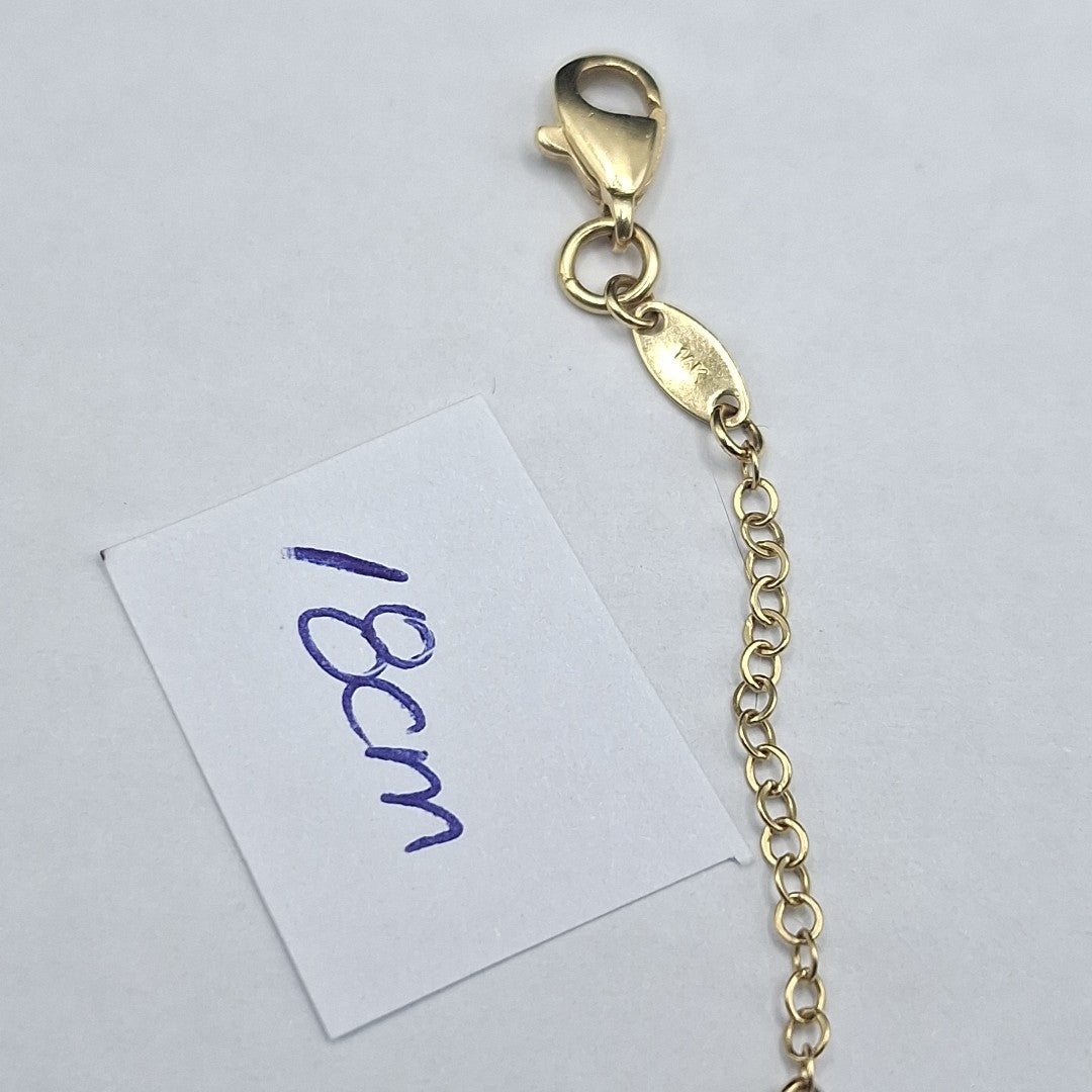PULSERA ORO 14 K 1.7 GRMS (SEMINUEVO)