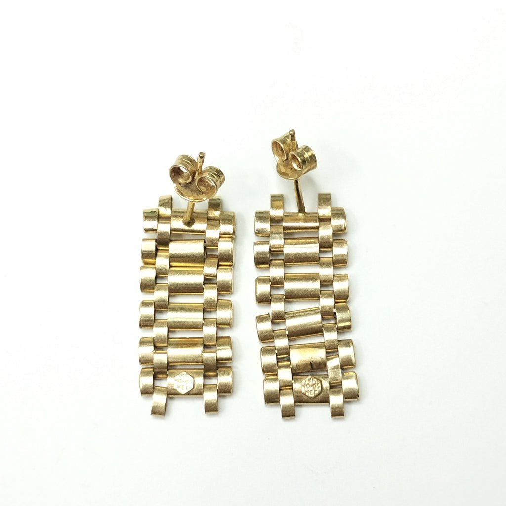 ARETES PAR ORO 14 K 3.6 GRMS (SEMINUEVO)