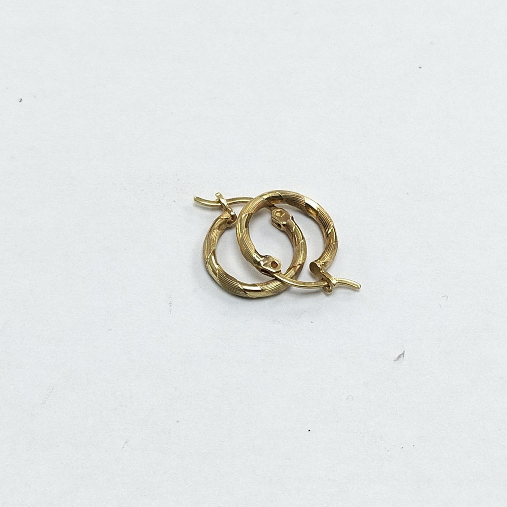 ARRACADAS PAR ORO 14 K 1.6 GRMS (SEMINUEVO)