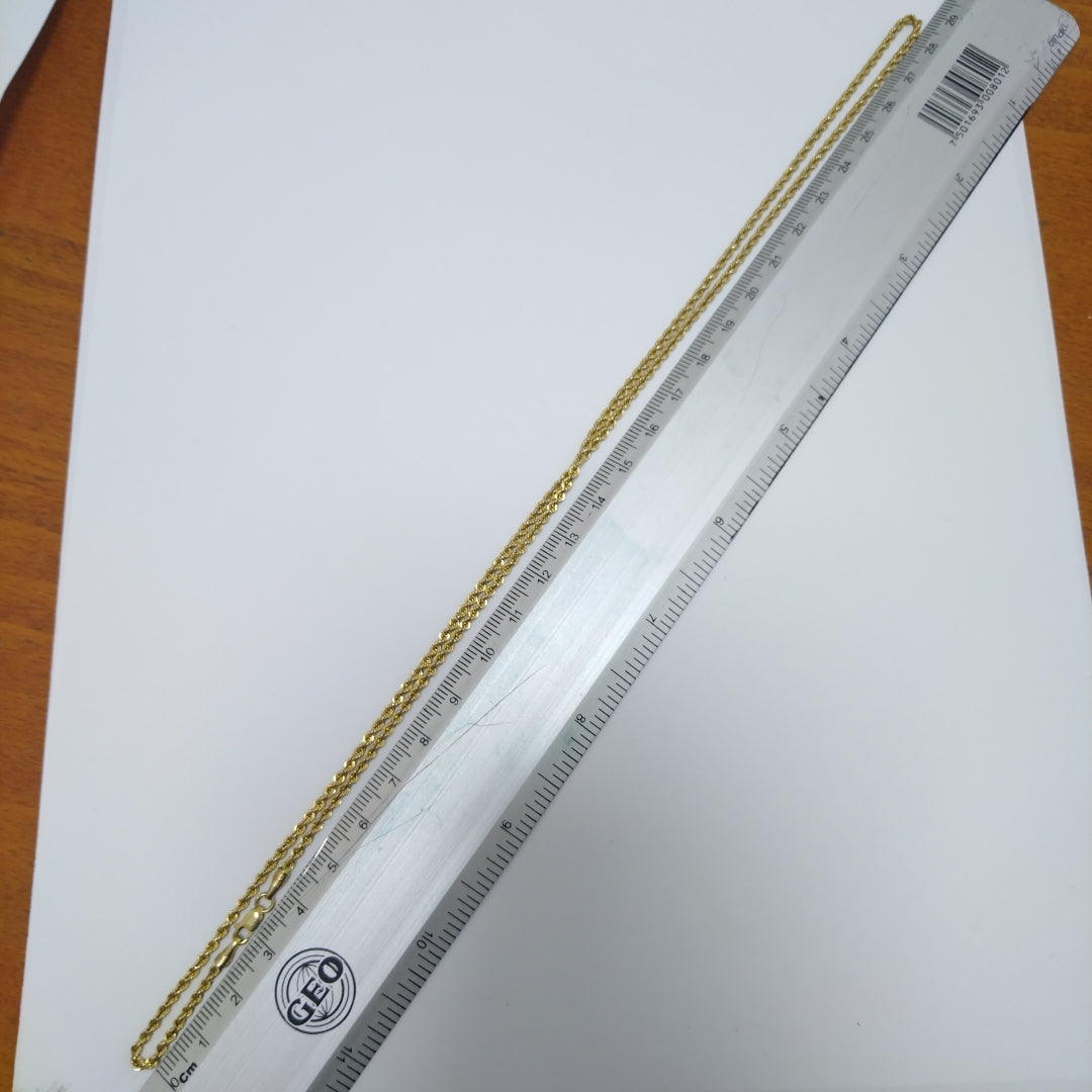 CADENA ORO 14 K 3.1 GRMS (SEMINUEVO)