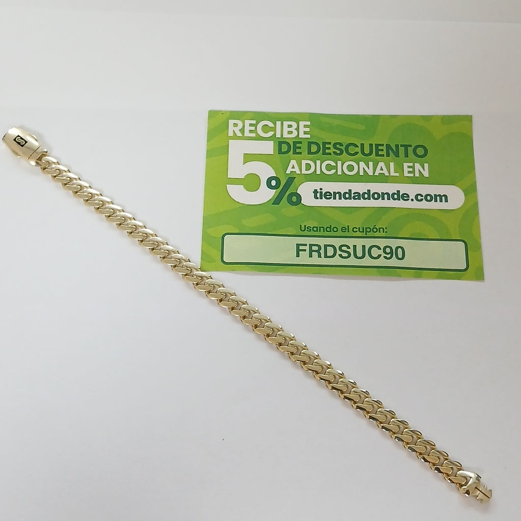 PULSERA MONACO ORO 10K 5.9 (NUEVO)