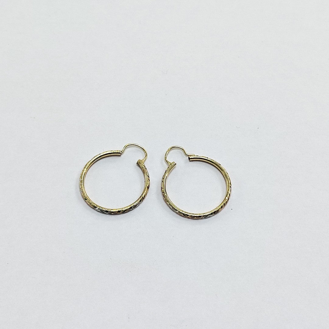 ARRACADAS PAR ORO 14 K 1.9 GRMS (SEMINUEVO)