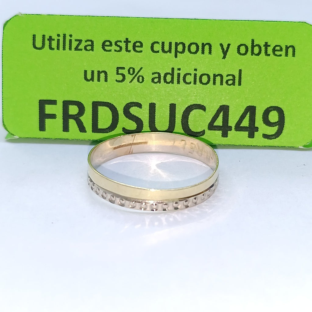 ARGOLLA ORO 14 K 1.3 GRMS (SEMINUEVO)