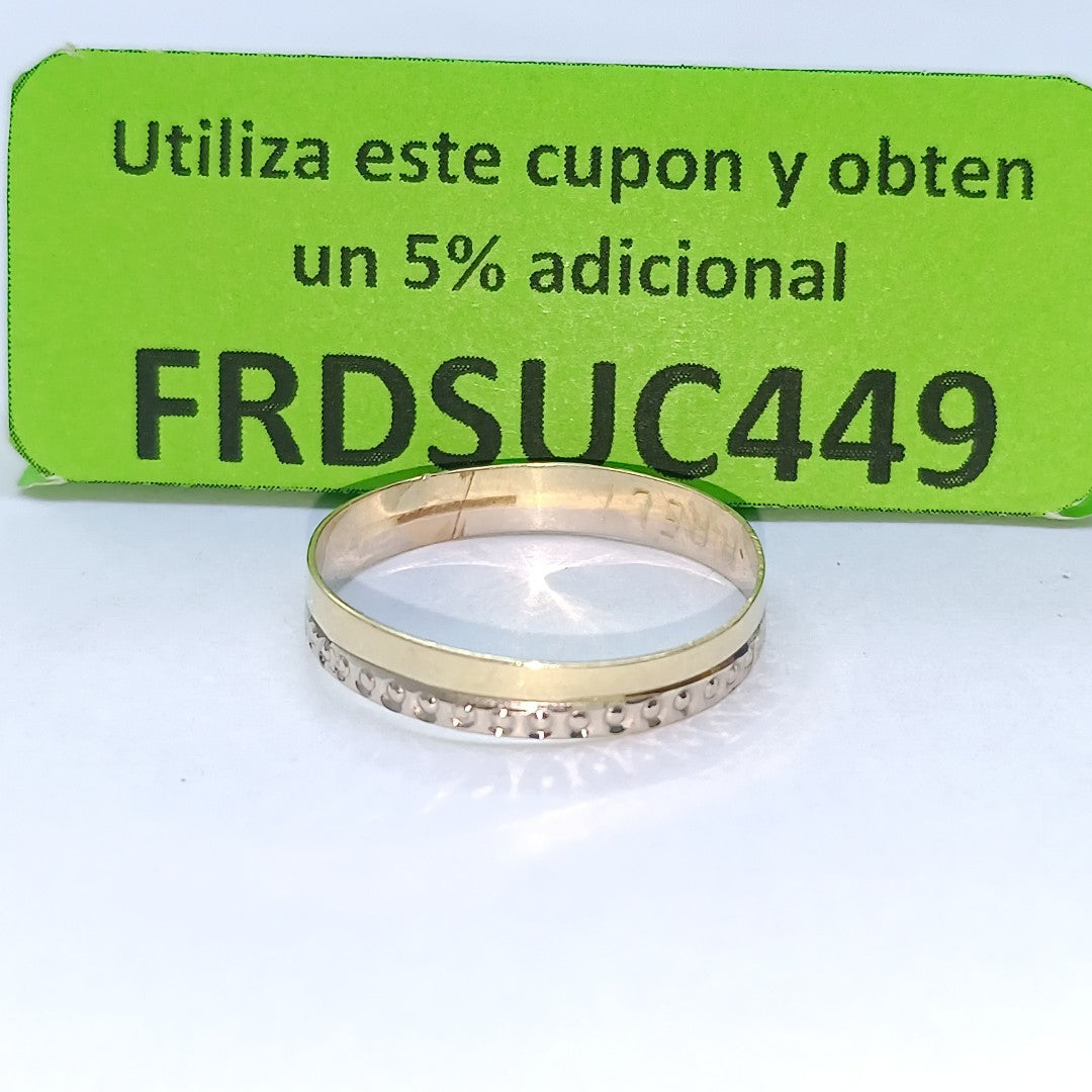 ARGOLLA ORO 14 K 1.3 GRMS (SEMINUEVO)