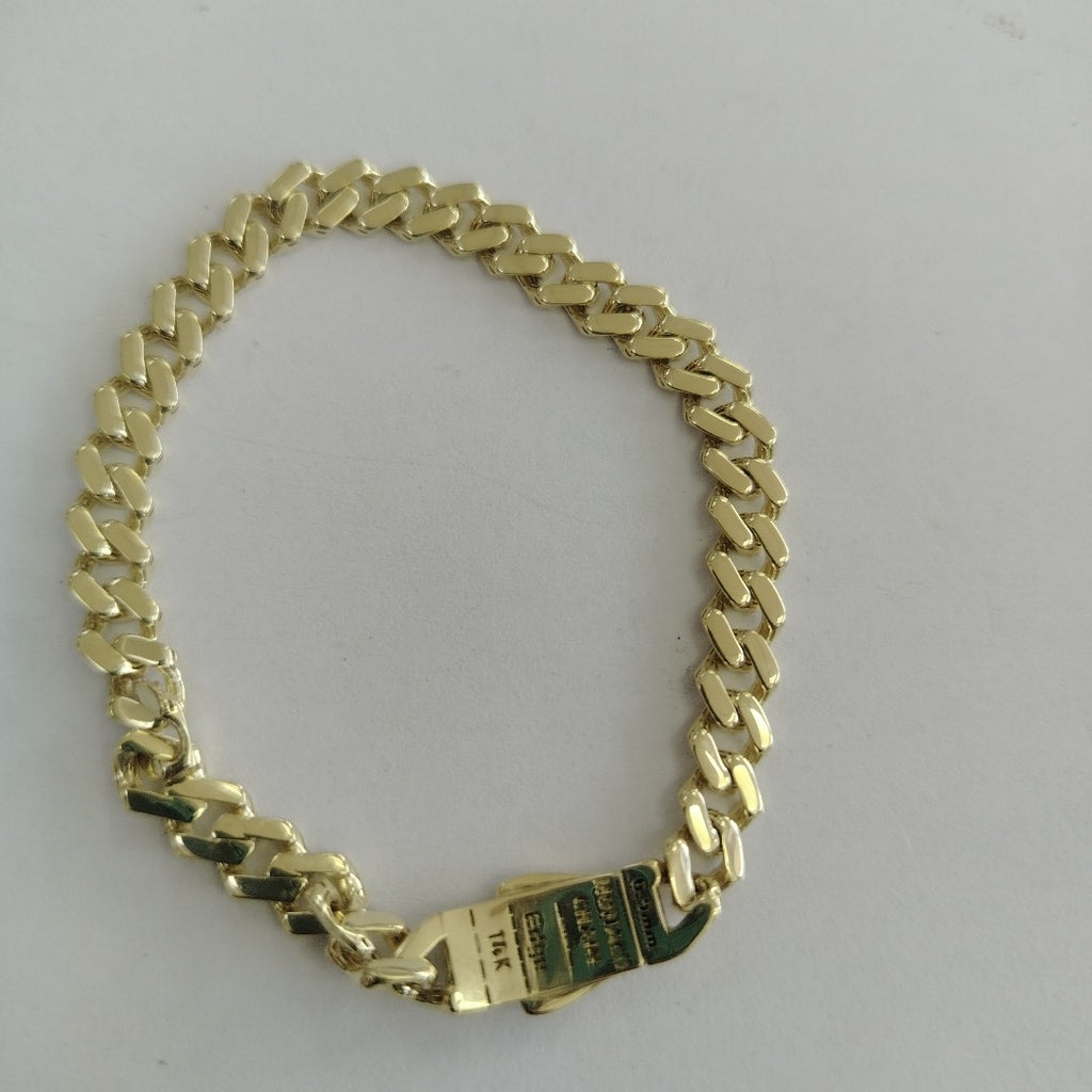PULSERA MONACO ORO 14K 7 (NUEVO)