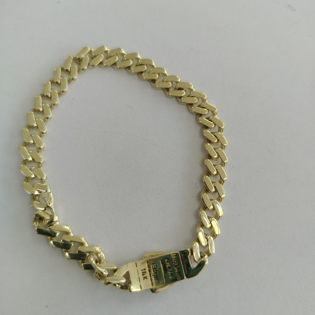 PULSERA MONACO ORO 14K 7 (NUEVO)