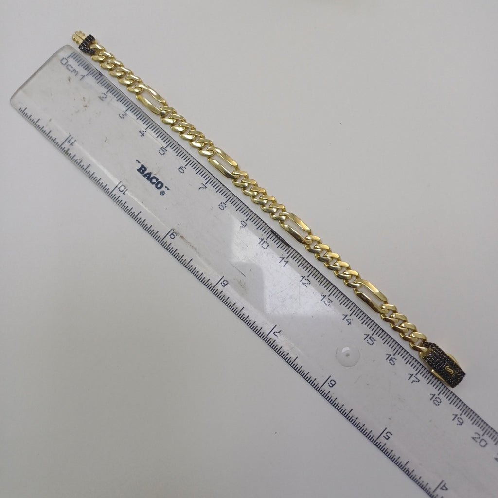 PULSERA MONACO ORO 10K 6.1 (NUEVO)
