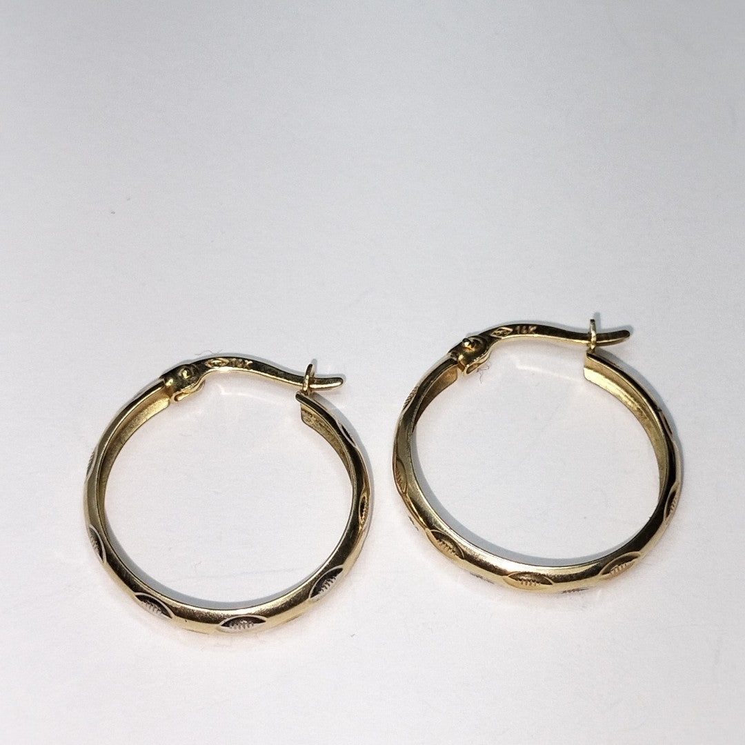 ARRACADAS PAR ORO 14 K 1.6 GRMS (SEMINUEVO)