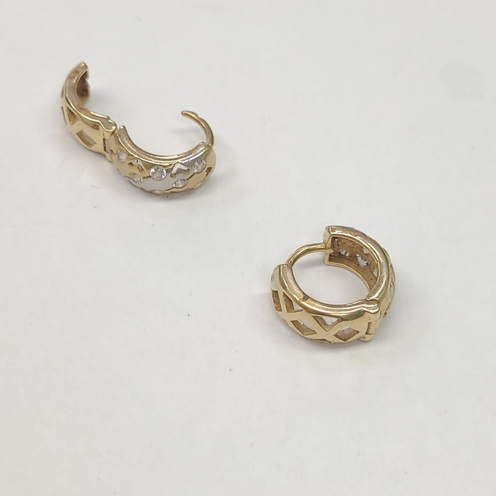 ARETES PAR ORO 14 K 5,20 GRMS (SEMINUEVO)