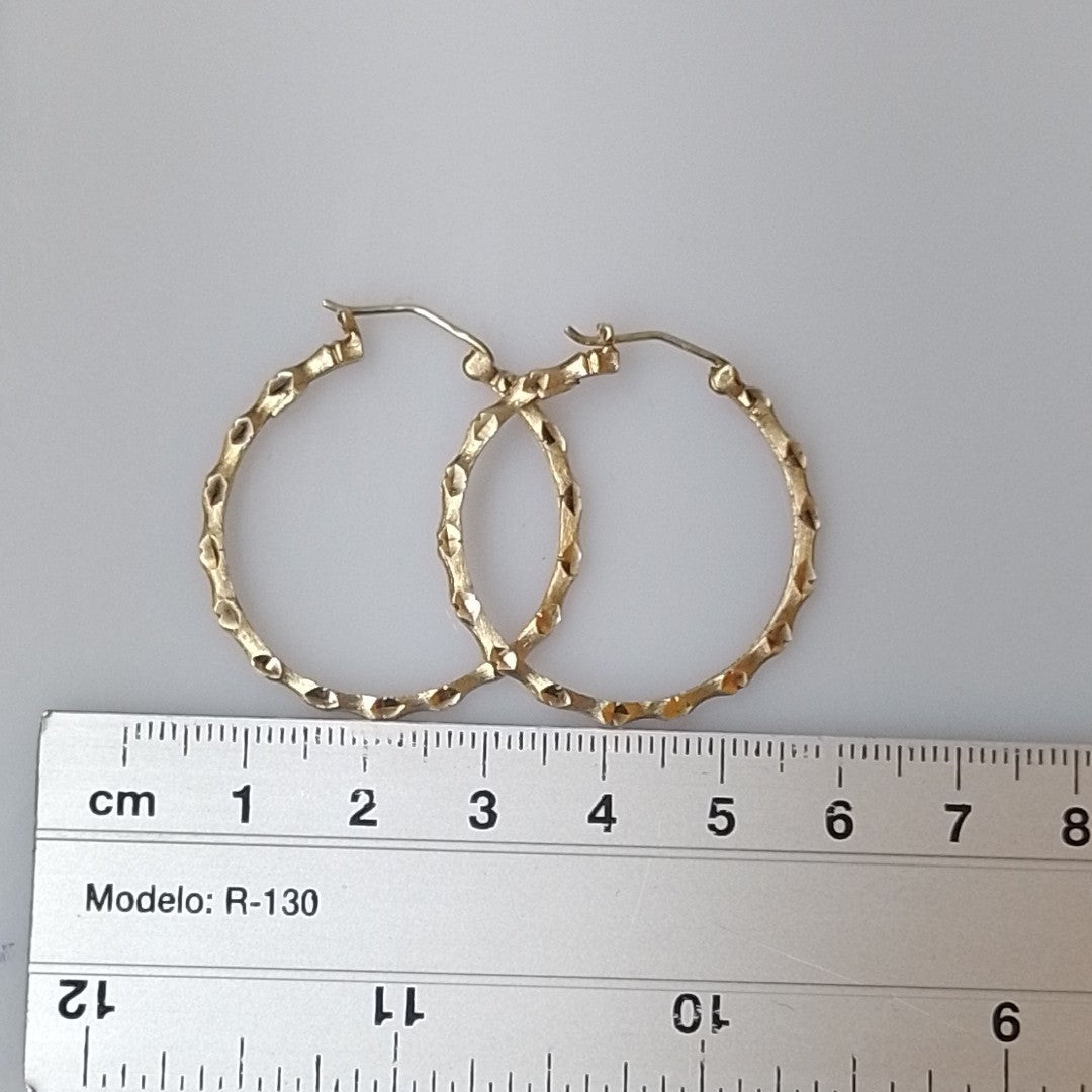 ARRACADAS PAR ORO 14 K 7 GRMS (SEMINUEVO)