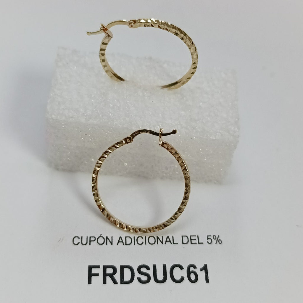 ARRACADAS ORO 14K 1.9 (NUEVO)
