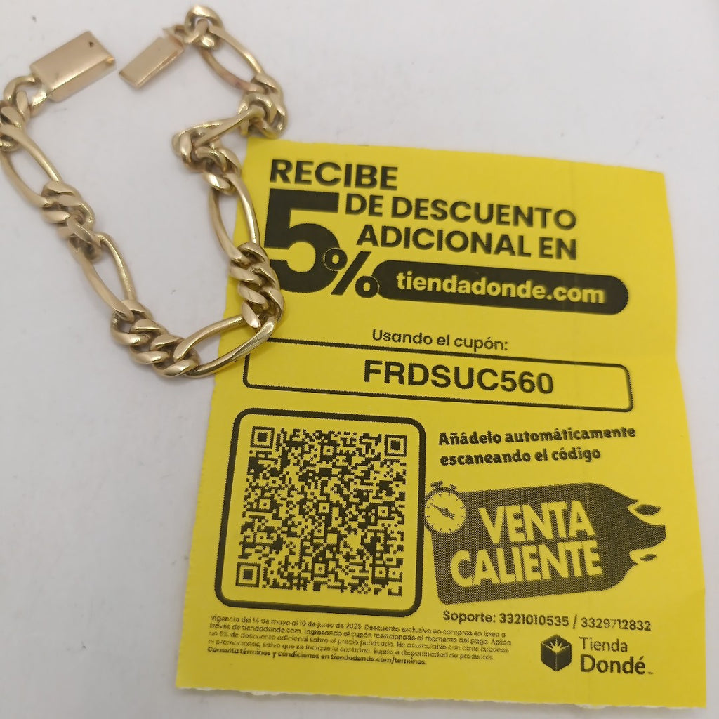 PULSERA ORO 10 K 17.9 GRMS (SEMINUEVO)