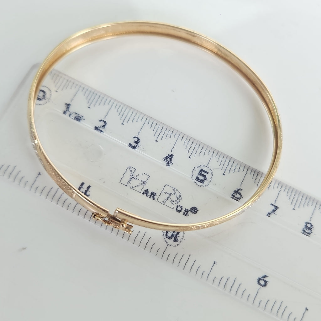 PULSERA RIGIDA ORO 14 K 5.3 GRMS (SEMINUEVO)