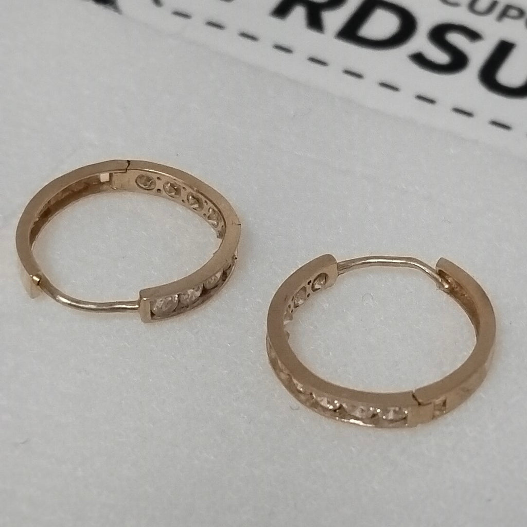 ARRACADAS PAR ORO 14 K 1,70 GRMS (SEMINUEVO)