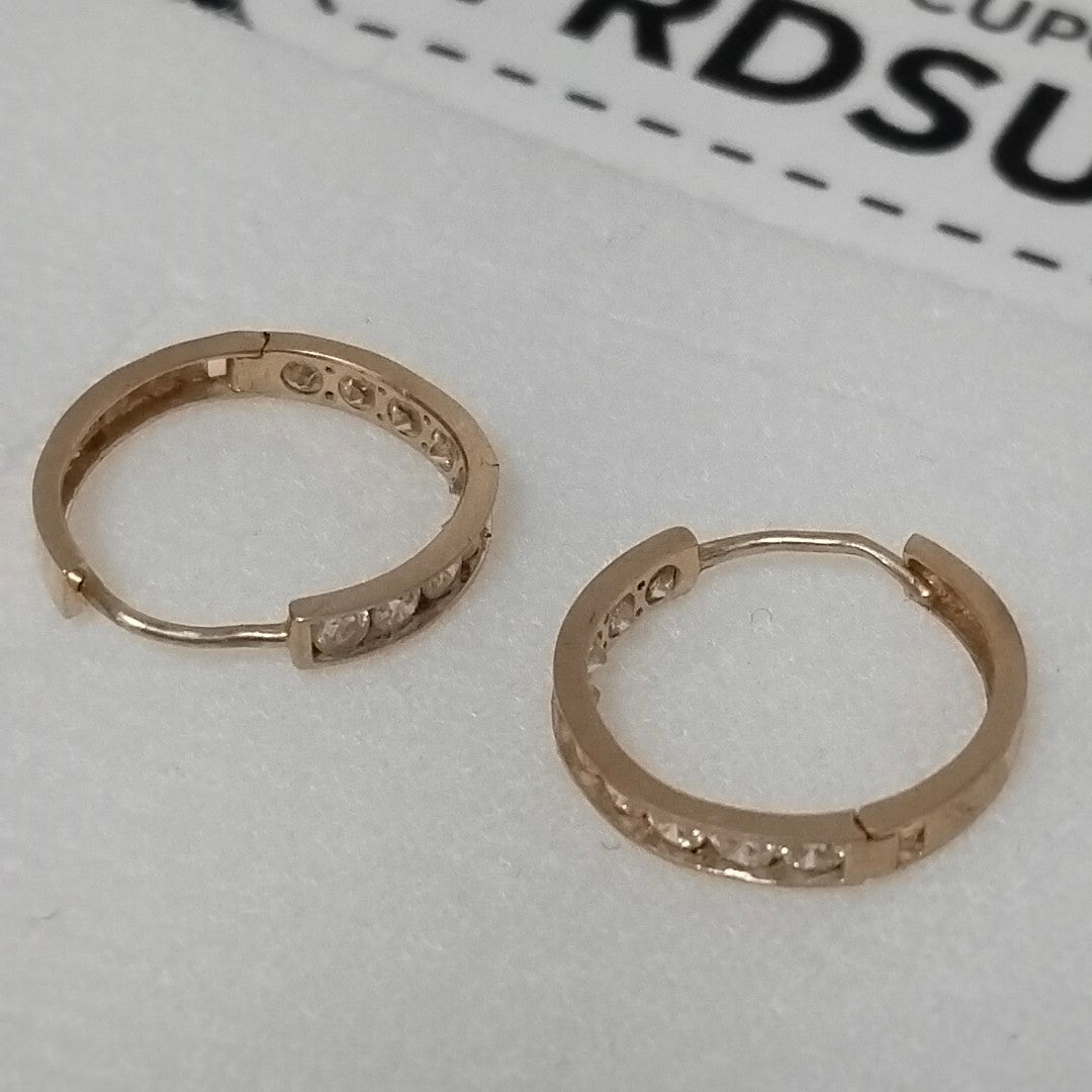 ARRACADAS PAR ORO 14 K 1,70 GRMS (SEMINUEVO)
