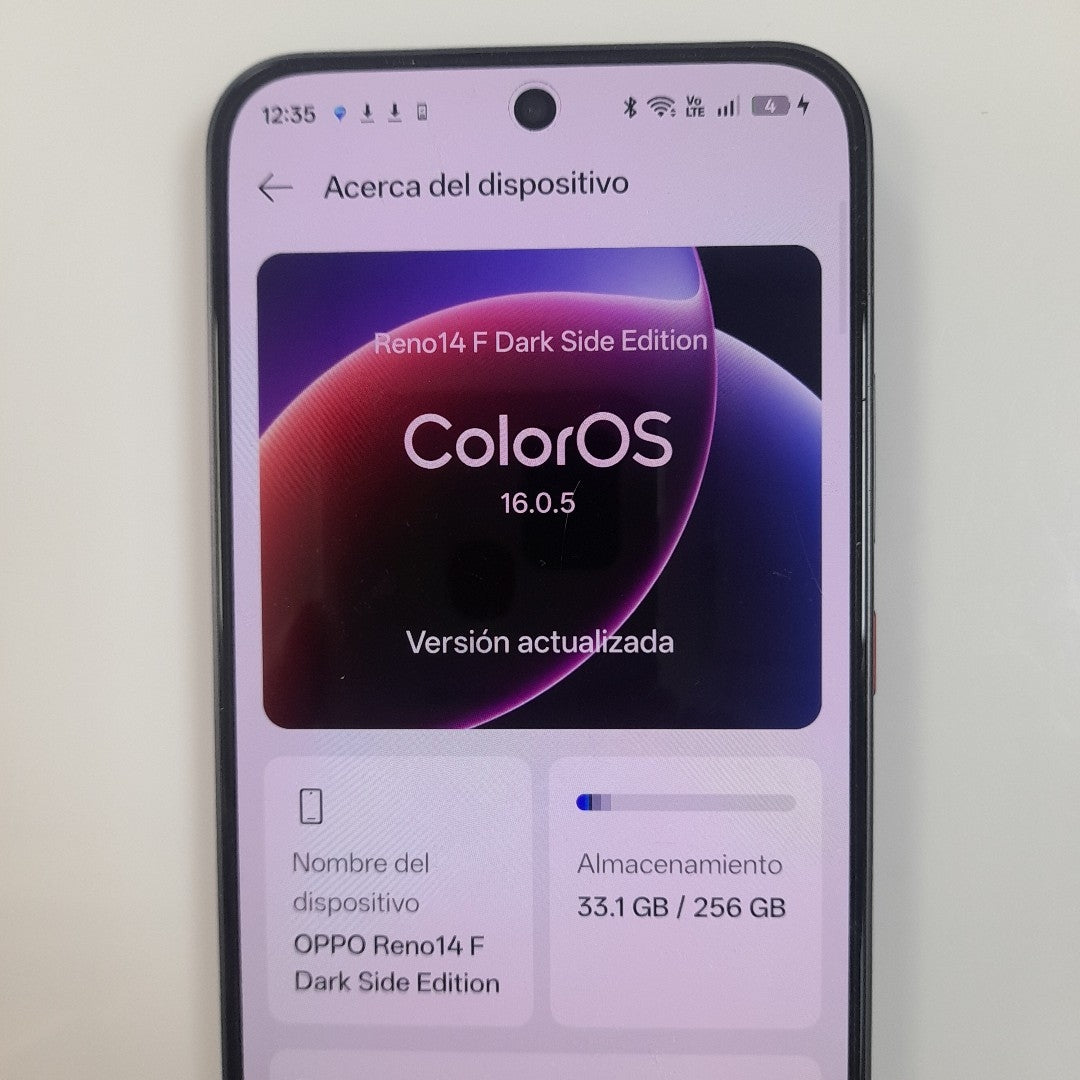 CELULAR OPPO RENO 14 F CPH2743 (2025) 256 GB 12 GB RAM (SEMINUEVO)