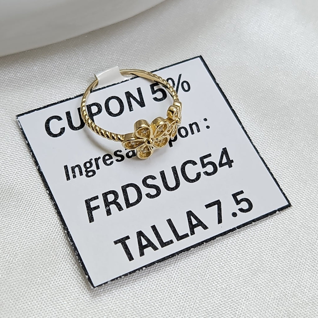 ANILLOS DAMA ORO 14K 2 (NUEVO)