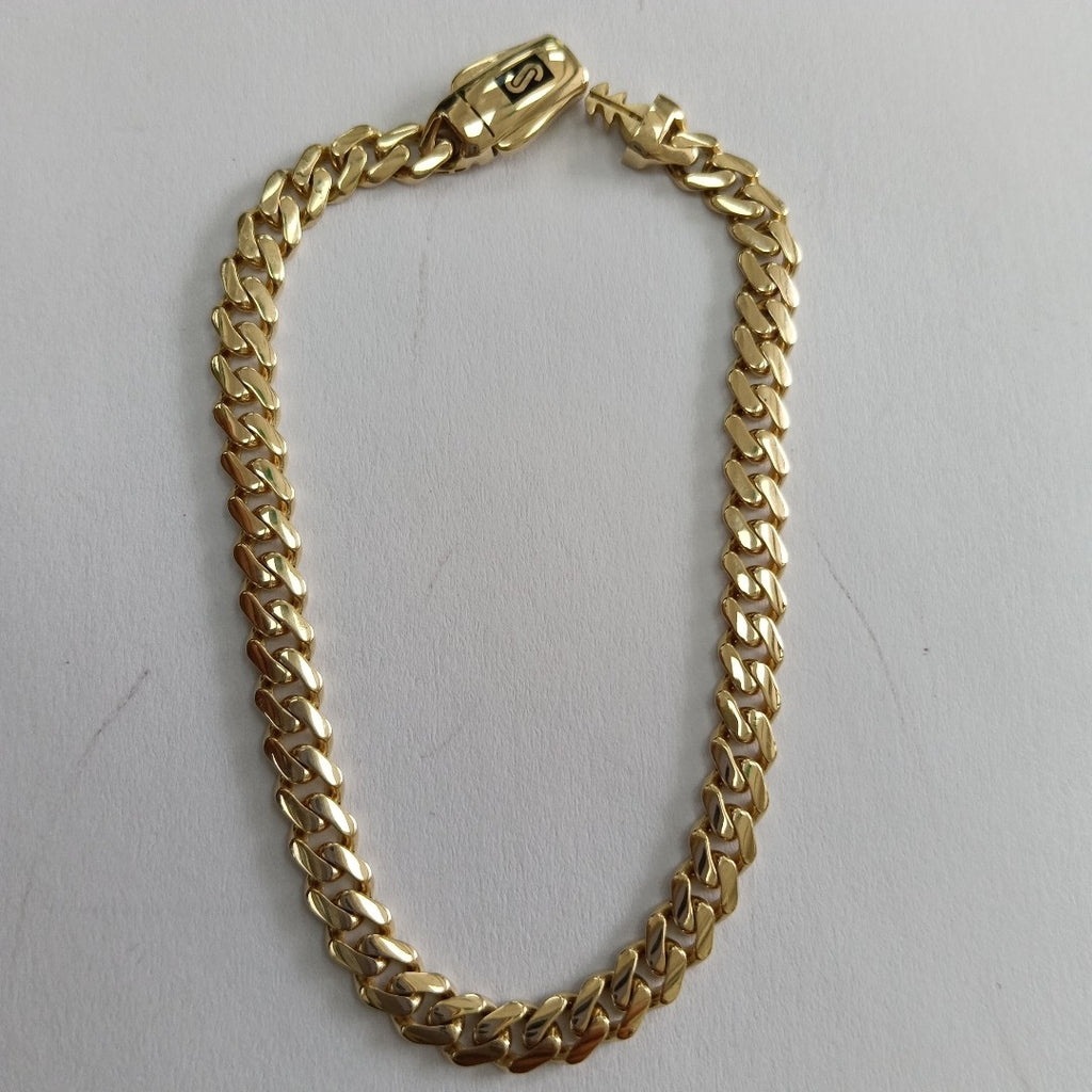 PULSERA MONACO ORO 14K 5.3 (NUEVO)