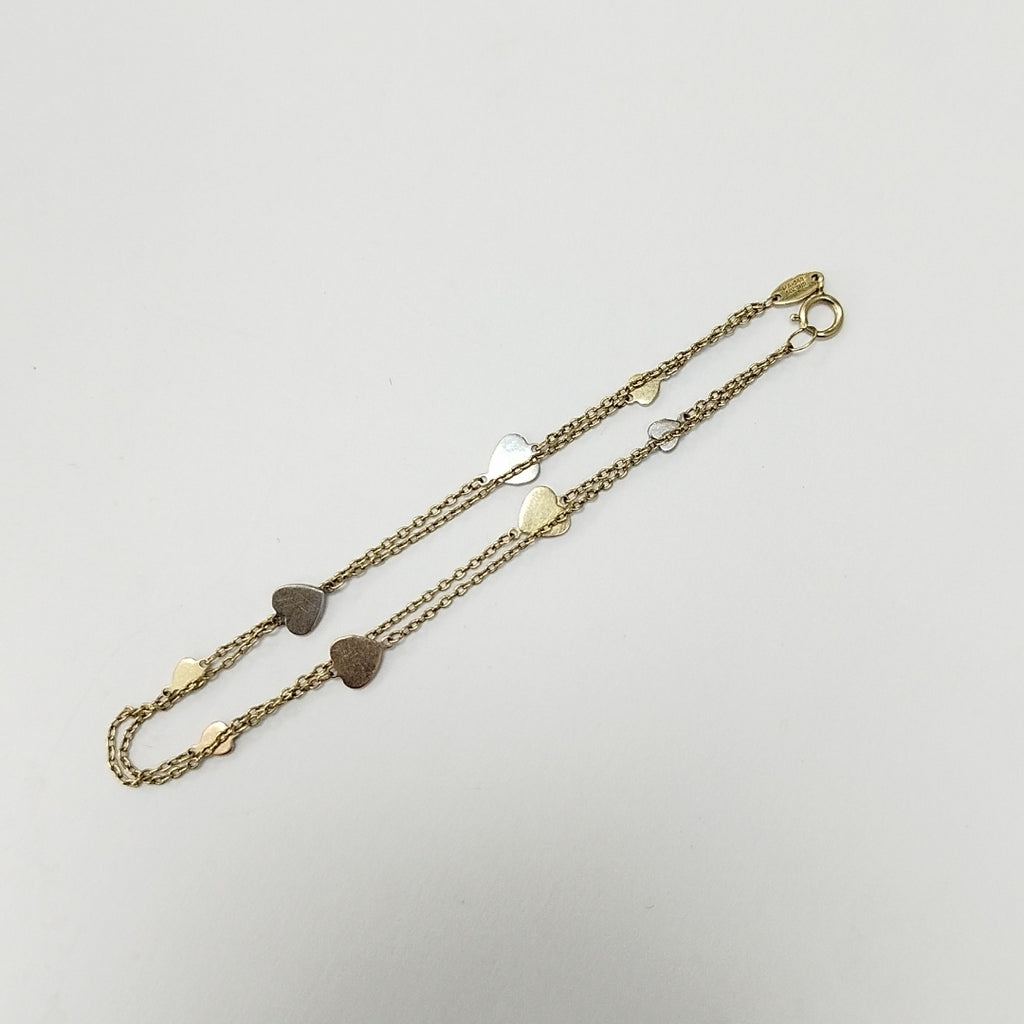 PULSERA ORO, ORO COMBINADO 14 K 2.6 GRMS (SEMINUEVO)