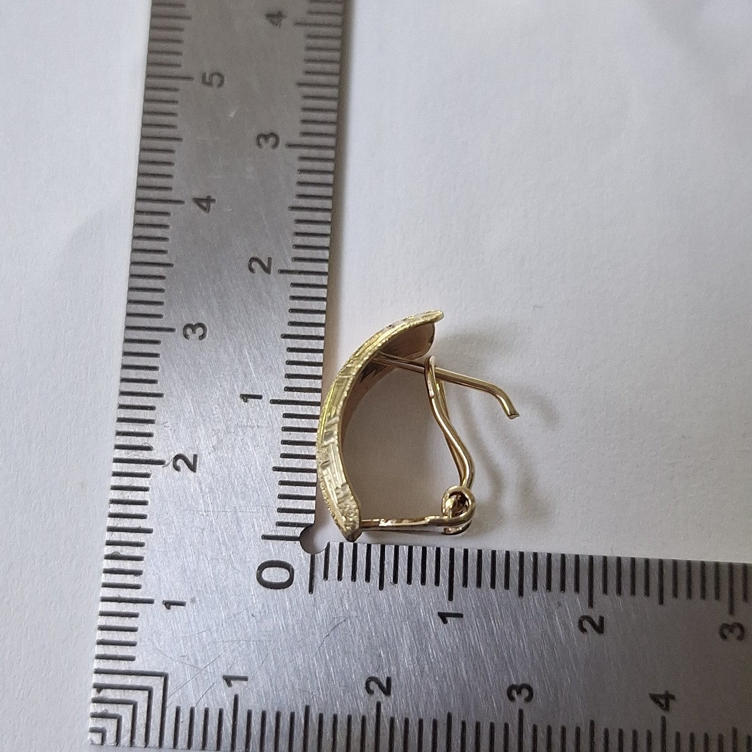 ARETES PAR ORO 10 K 2,50 GRMS (SEMINUEVO)