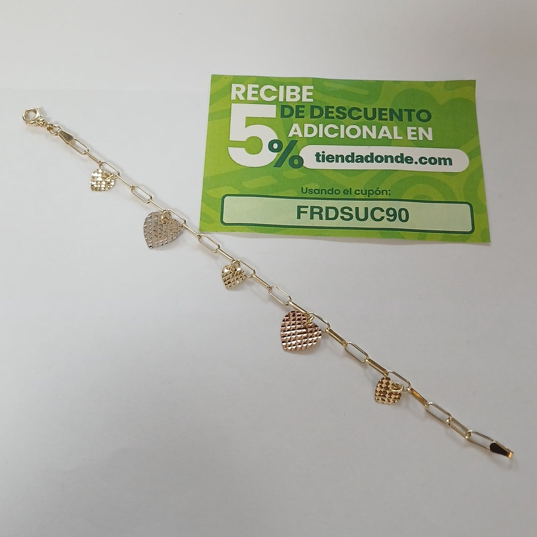 PULSERAS DAMA ORO 14K 4.3 (NUEVO)