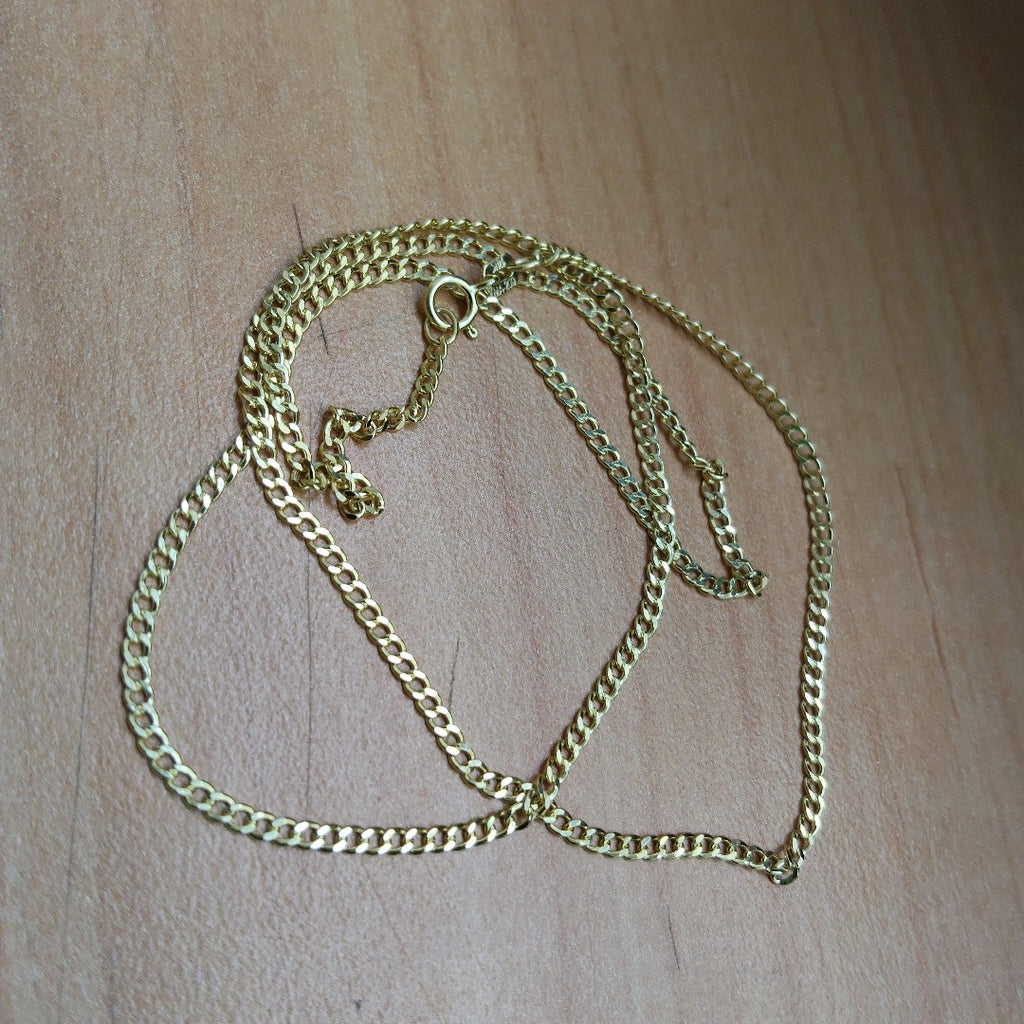 CADENAS BARBADA AMARILLA ORO 14K 1.9 (NUEVO)