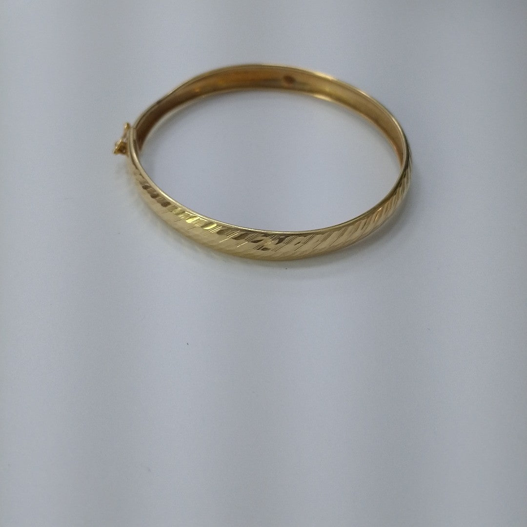 PULSERA RIGIDA ORO 14 K 5.5 GRMS (SEMINUEVO)