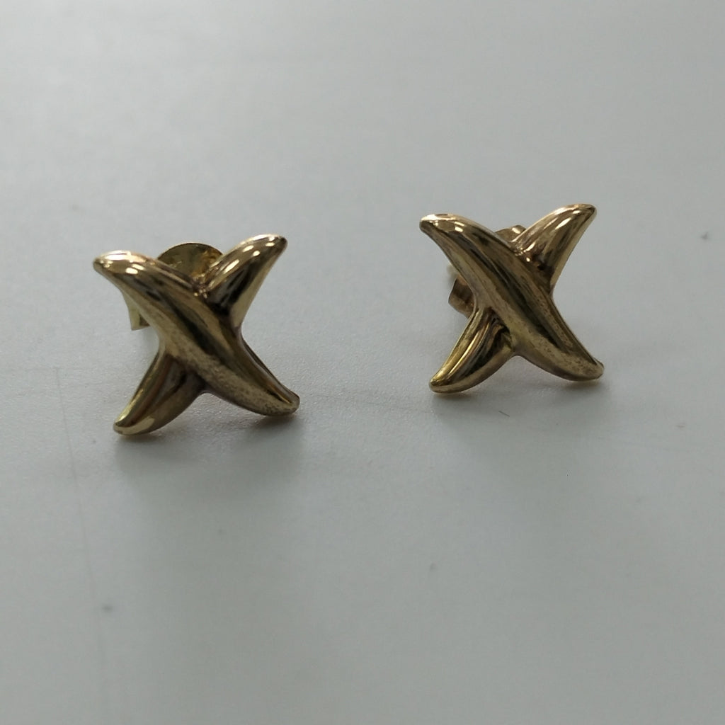 ARETES PAR ORO 10 K 1,00 GRMS (SEMINUEVO)