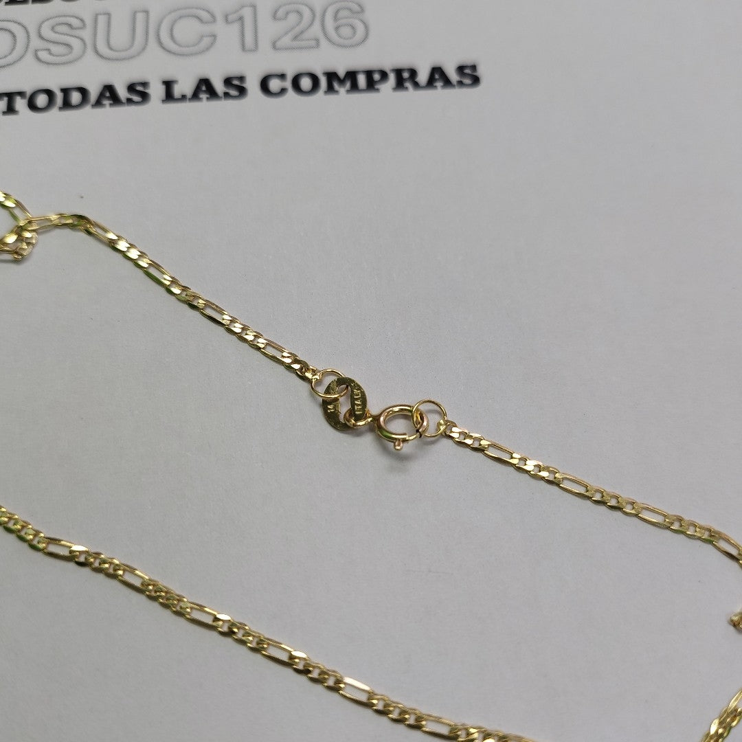 CADENAS CARTIER 3 1 AMARILLA ORO 14K 2.1 (NUEVO)