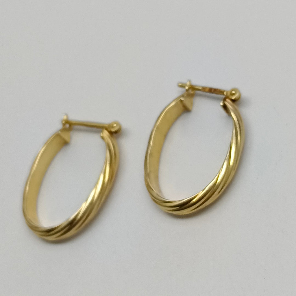 ARETES PAR ORO 14 K 1.3 GRMS (SEMINUEVO)