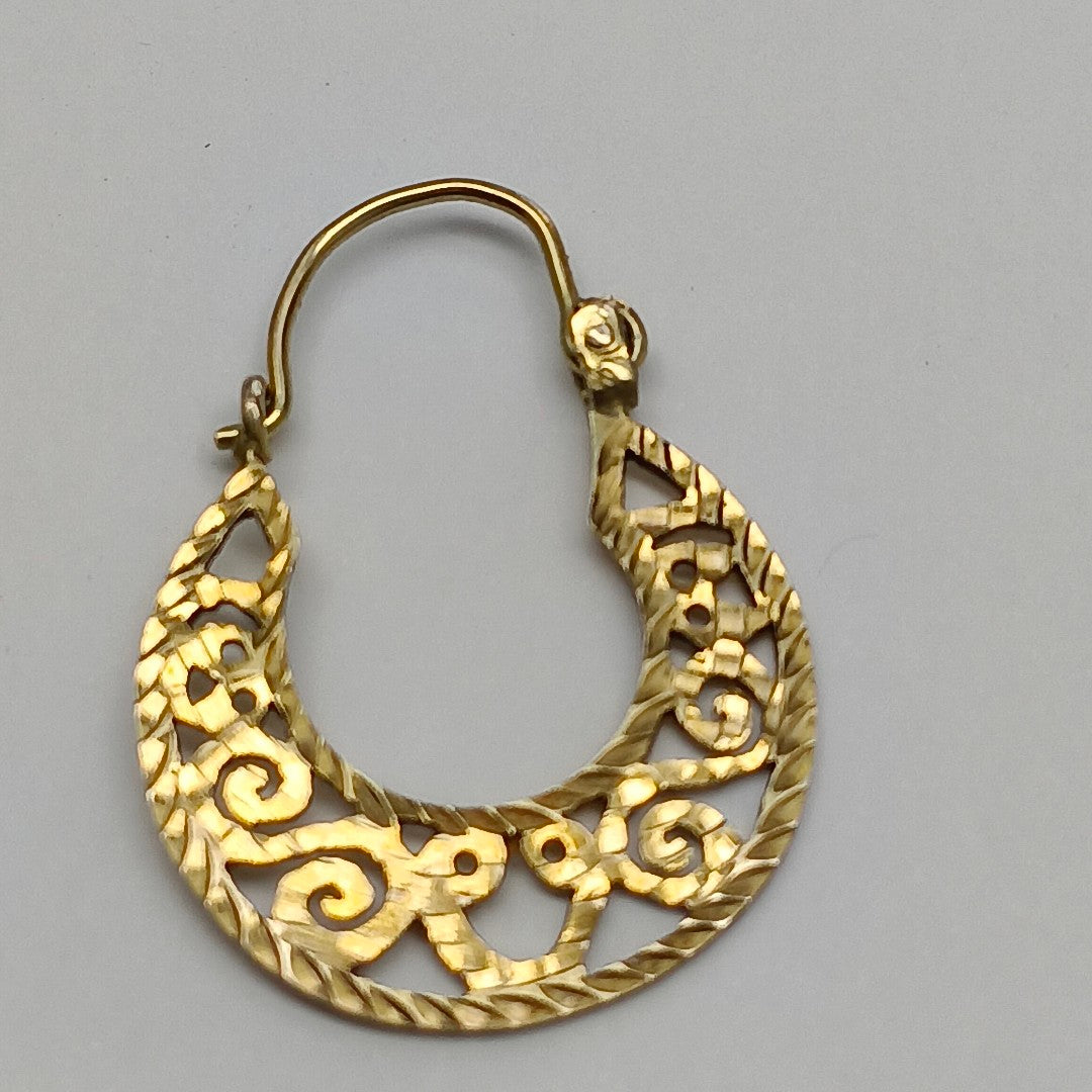 ARETES PAR ORO 8 K 3.3 GRMS (SEMINUEVO)