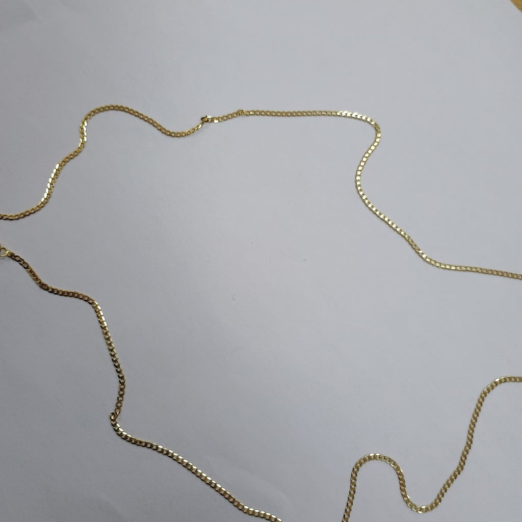 CADENAS BARBADA AMARILLA ORO 14K 2 (NUEVO)