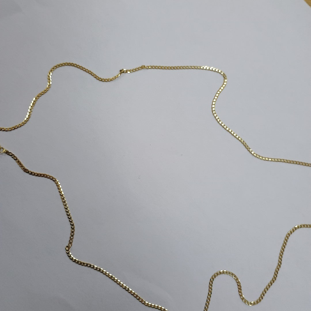CADENAS BARBADA AMARILLA ORO 14K 2 (NUEVO)