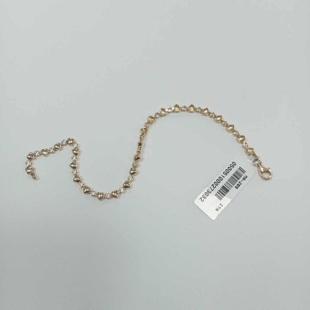 PULSERAS DAMA ORO 14K 3.5 (NUEVO)
