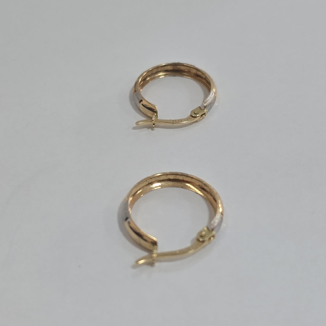 ARRACADAS PAR ORO 14 K 1,40 GRMS (SEMINUEVO)