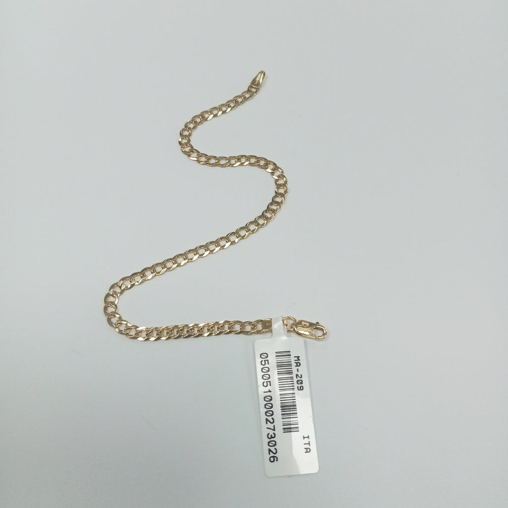 PULSERAS DAMA BARBADA AMARILLA ORO 14K 2.4 (NUEVO)