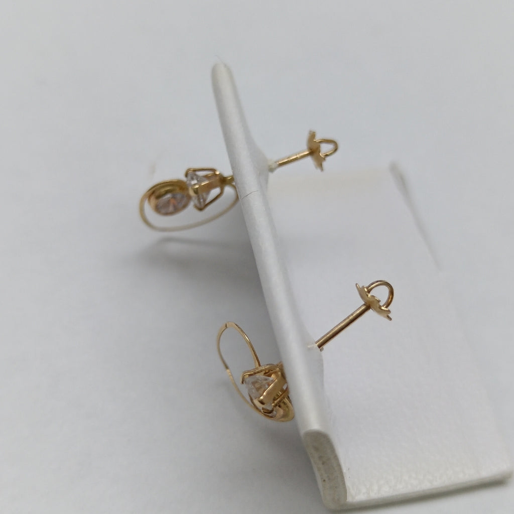 BROQUELES PAR ORO 14 K 0.5 GRMS (SEMINUEVO)