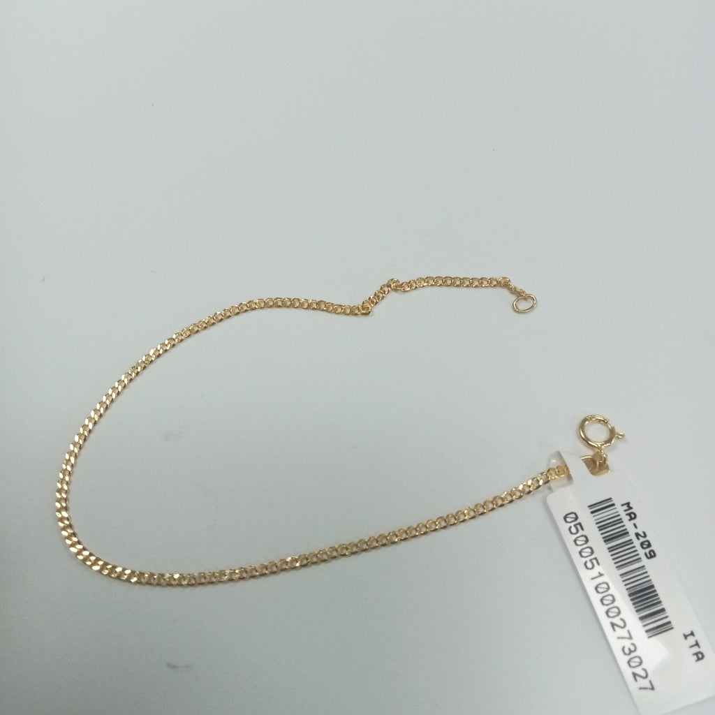 PULSERAS DAMA BARBADA AMARILLA ORO 14K 0.6 (NUEVO)