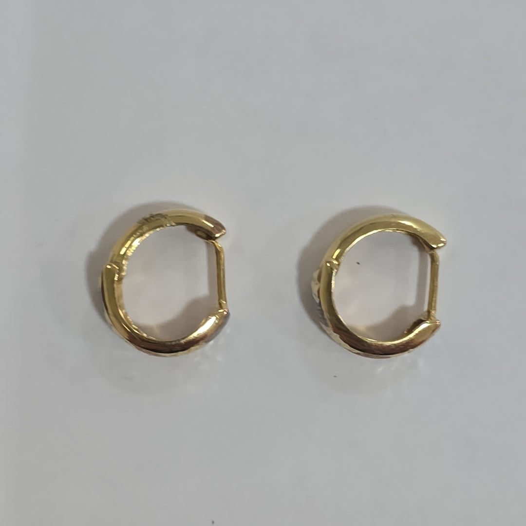ARRACADAS PAR ORO 14 K 1,20 GRMS (SEMINUEVO)