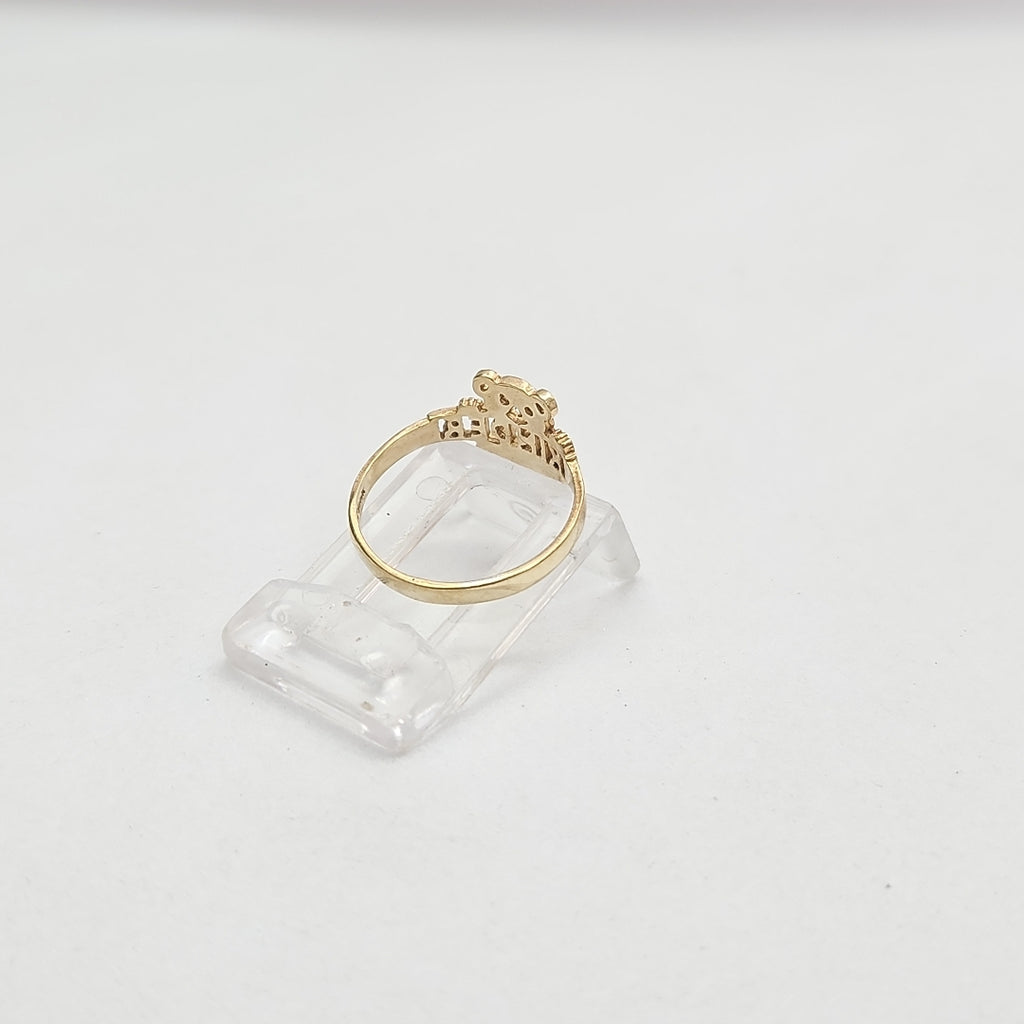 ANILLO DE GRADUACIÓN ORO 10 K 1.2 GRMS (SEMINUEVO)