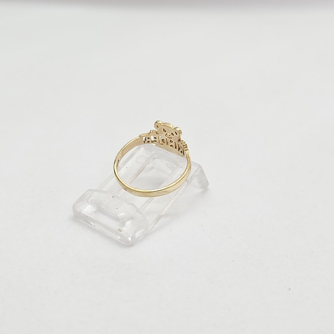 ANILLO DE GRADUACIÓN ORO 10 K 1.2 GRMS (SEMINUEVO)