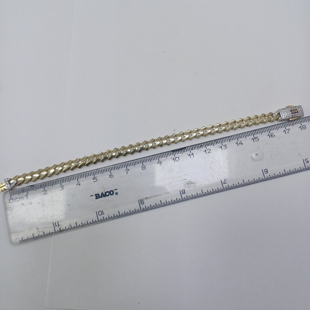 PULSERA MONACO ORO 10K 6.9 (NUEVO)