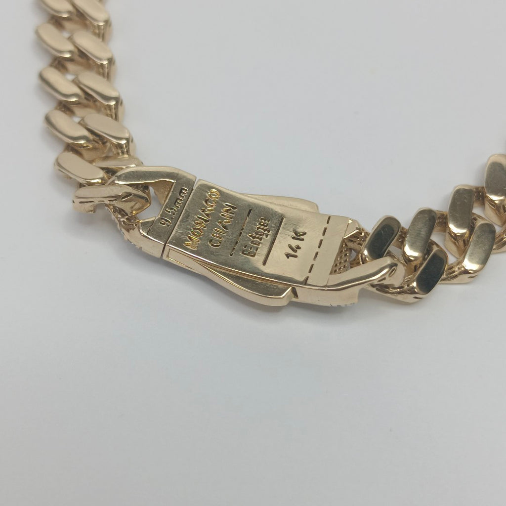 PULSERA CABALLERO MONACO ORO 14K 14.6 (NUEVO)