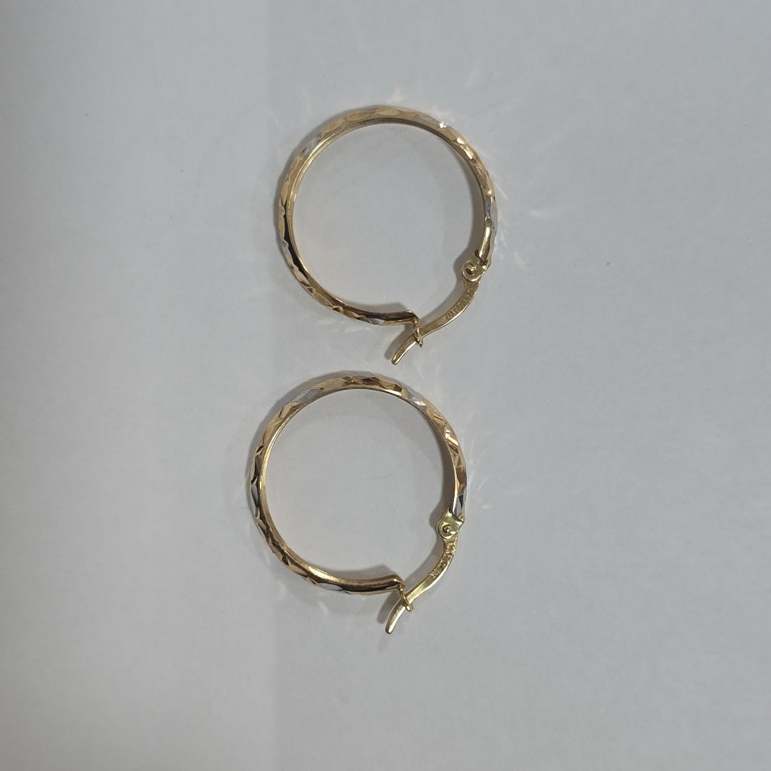 ARRACADAS PAR ORO 14 K 1,40 GRMS (SEMINUEVO)