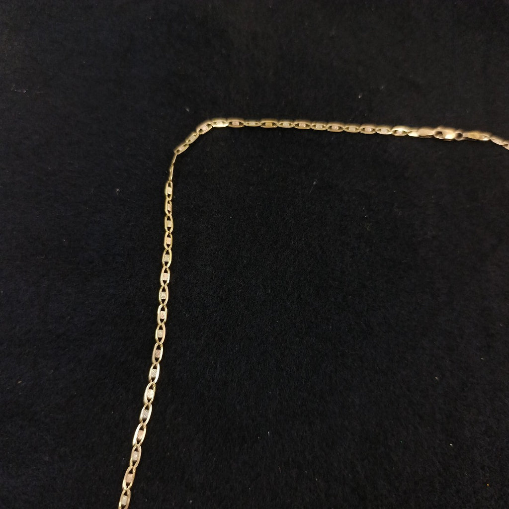 CADENA ORO COMBINADO 14 K 5 GRMS (SEMINUEVO)