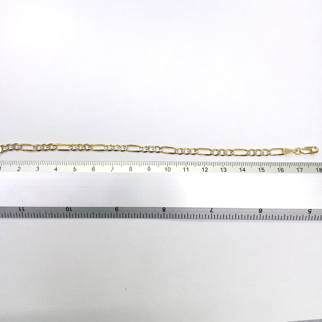 PULSERA 3X1 14K 18 CM 4 GR (NUEVO)